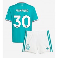 Liverpool Jeremie Frimpong #30 Tretí Detský futbalový dres 2025-26 Krátky Rukáv (+ trenírky)